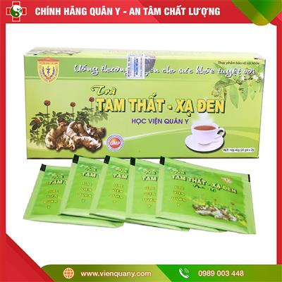Trà Tam Thất Xạ Đen Học Viện Quân Y hộp 20 gói