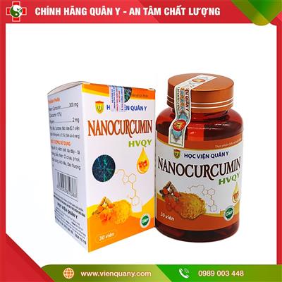 Nanocurcumin HVQY hộp 30 viên