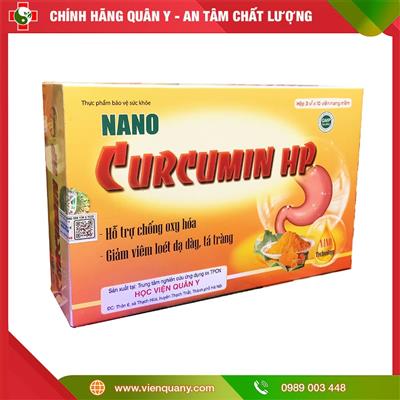 Nano Curcumin HP 30 viên Học Viện Quân Y sản xuất
