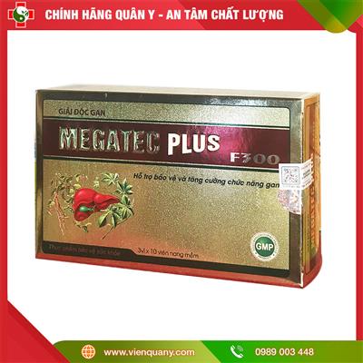 Giải độc gan Megatec Plus F300 Học viện Quân Y 30 viên