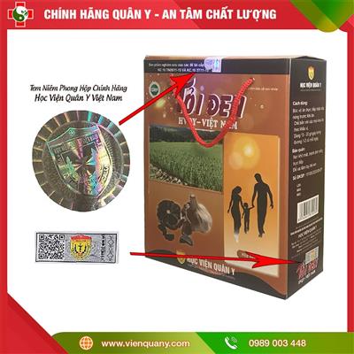Tỏi Đen Học Viện Quân Y - hộp 500g