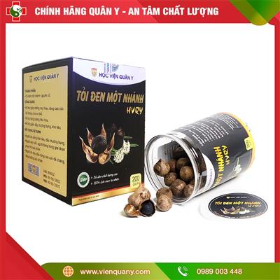 Tỏi Đen Một Nhánh Học Viện Quân Y - Hộp 200g