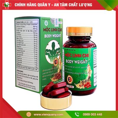 Mộc Linh Chi Body Weigh Học Viện Quân Y 30 viên