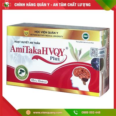 Hoạt Huyết An Thần AmiTakaHVQY Plus 30 viên