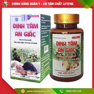 Định Tâm An Giấc Học Viện Quân Y Hộp 30 viên