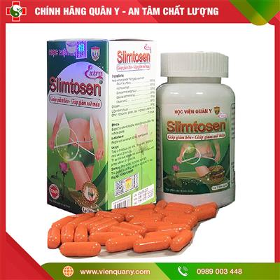 Viên Uống Giảm Cân Slimtosen Extra Học Viện Quân Y 100 viên